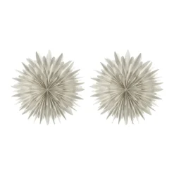 Estrella de Adviento Luna blanco con puntos, Ø80 cm