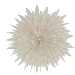 Estrella de Adviento Luna blanco con puntos, Ø80 cm