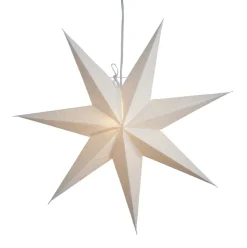 Estrella de Adviento Mira Ø60 cm, Blanco