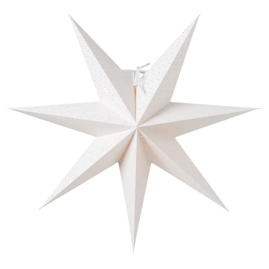 Estrella de Navidad Aino Slim, blanco, 44 cm