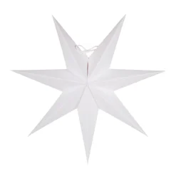 Estrella de navidad Greta blanco, 44 cm