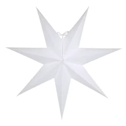 Estrella de navidad Greta blanco, 60 cm