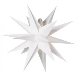 Estrella de Navidad Sputnik Ø60 cm, blanco