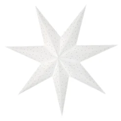 Estrella de navidad Stella blanco, 60 cm