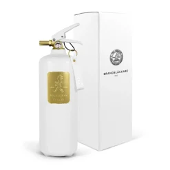 Extintor Solstickan 2 kg, Blanco-dorado