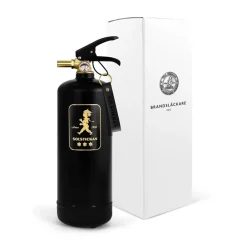 Extintor Solstickan 2 kg, Negro-dorado
