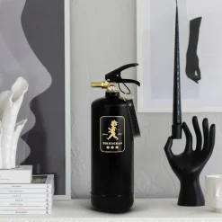 Extintor Solstickan 2 kg, Negro-dorado