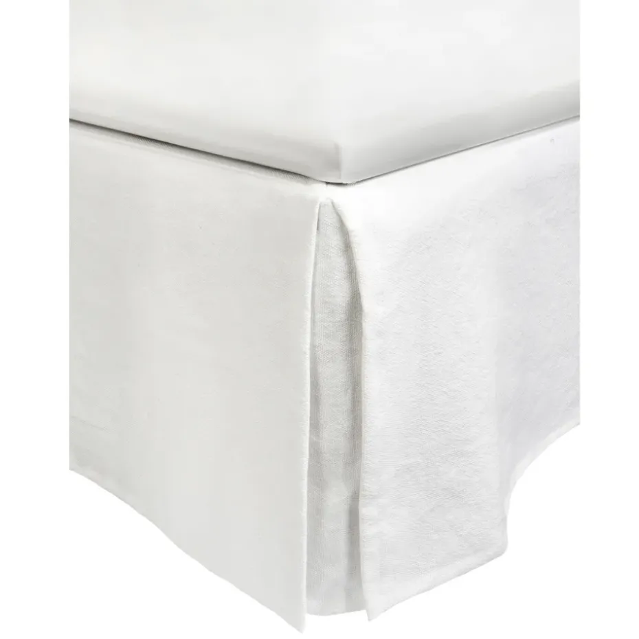 Falda de cama Weeknight 180x220x52 cm, blanco