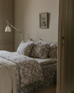Faldón de cama Jardim Muslin, 160x200x53 cm