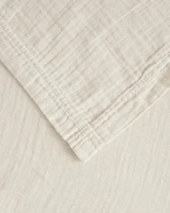 Faldón de cama Muslin, Eggshell, 160x200x53 cm