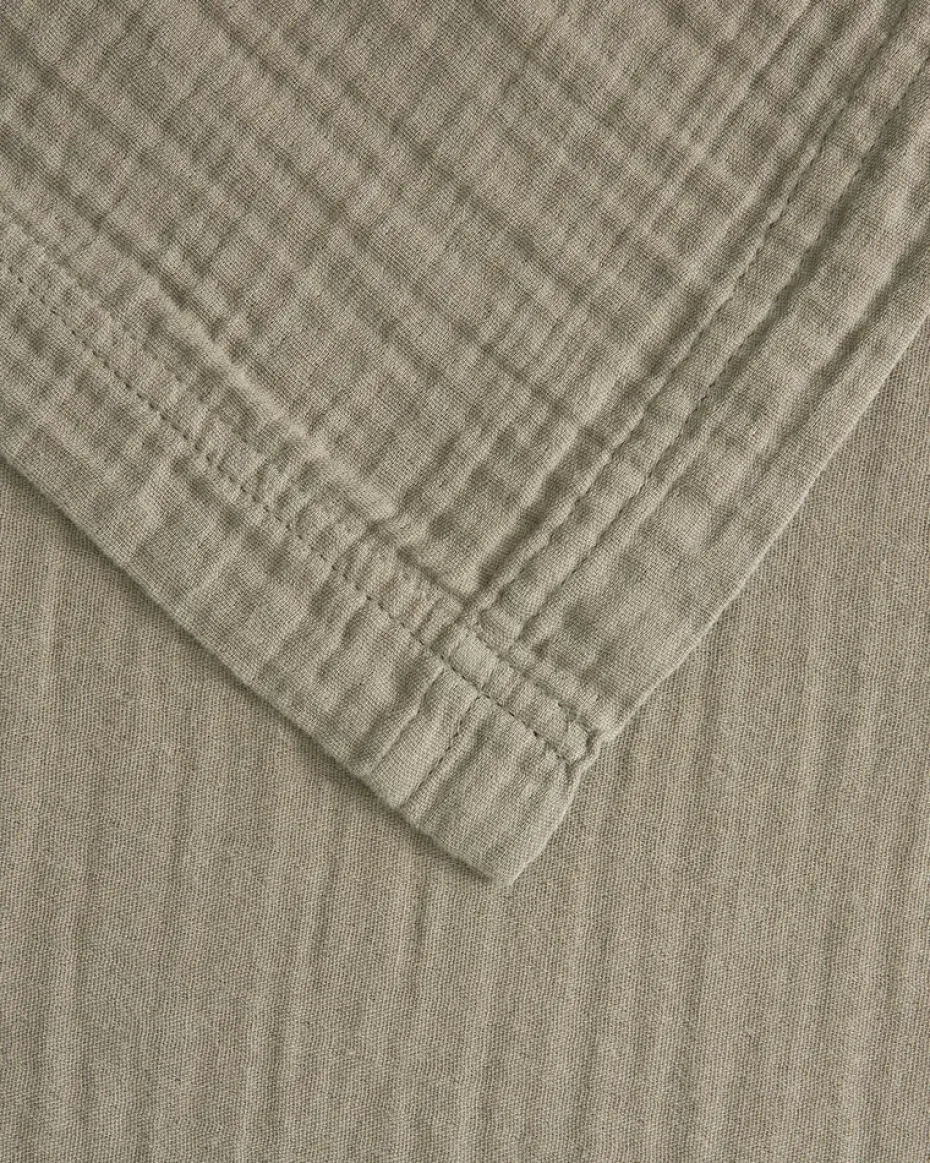 Faldón de cama Muslin, Geranium, 160x200x53 cm
