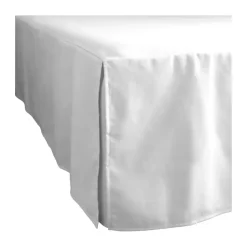 Faldón de cama Napoli, Blanco, 90x220x52 cm
