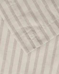 Faldón de cama Stripe Mauve, 140x200x53 cm