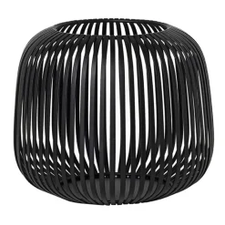 Farol portavelas Lito Ø20 cm, Negro