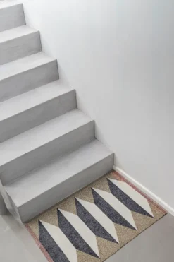 Felpudo Accordion all-round, Sand, 55x80 cm