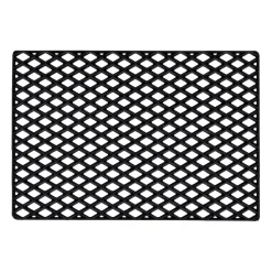 Felpudo Black grid, 45x75 cm