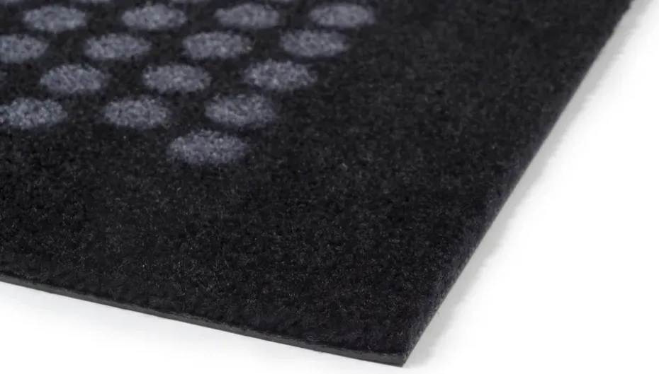 Felpudo Dot, Black, 60x90 cm