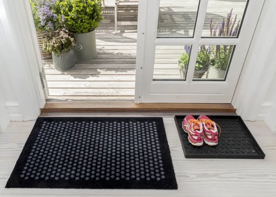 Felpudo Dot, Black, 60x90 cm
