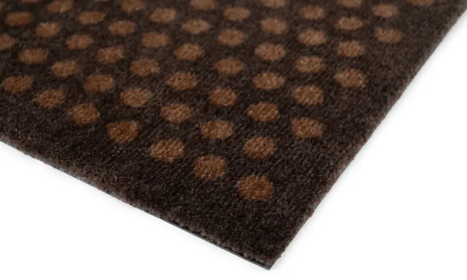 Felpudo Dot, Cognac-brown, 60x90 cm