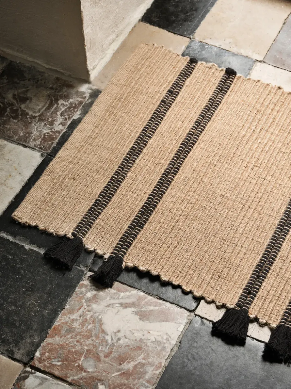 Felpudo Ezra 50x70 cm, Natural-black