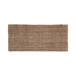 Felpudo Julia gris natural, 80 x 180 cm