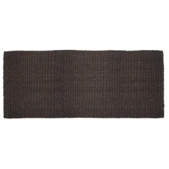 Felpudo Jute negro, 80 x 180 cm