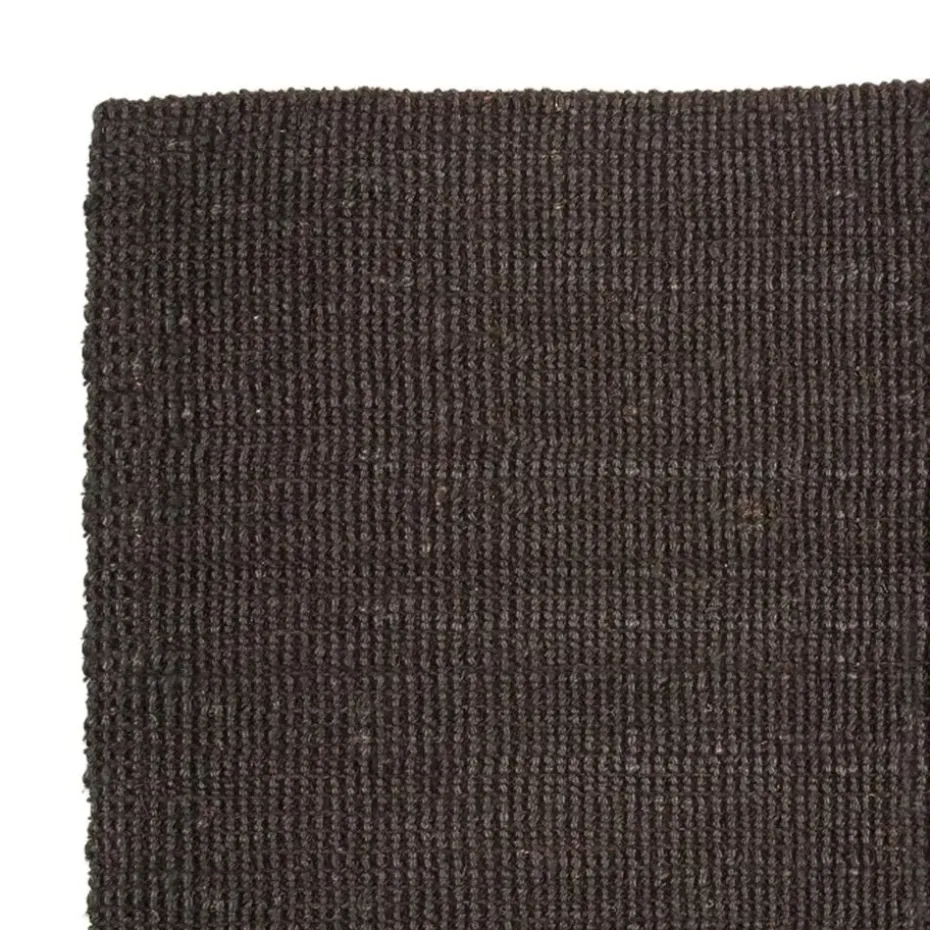 Felpudo Jute negro, 80 x 180 cm