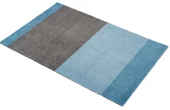 Felpudo Stripes horizontal, Blue-steel grey, 60x90 cm