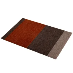 Felpudo Stripes horizontal, Brown-terrakotta, 40x60 cm