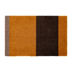 Felpudo Stripes horizontal, Dijon-brown-sand, 40x60 cm