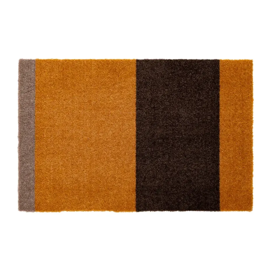 Felpudo Stripes horizontal, Dijon-brown-sand, 40x60 cm