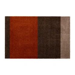 Felpudo Stripes horizontal, Brown-terrakotta, 60x90 cm