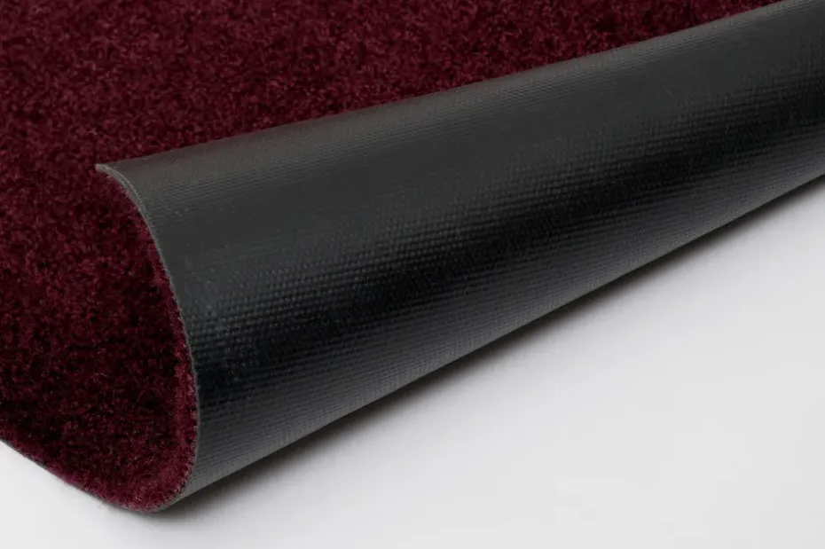Felpudo Unicolor, Bordeaux, 60x90 cm