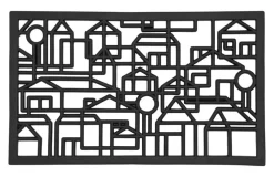 Felpudo Villastad, 45 x 75 cm