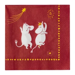 Festive Moments servilleta de papel Mumin 33x33 cm, Paquete de 20
