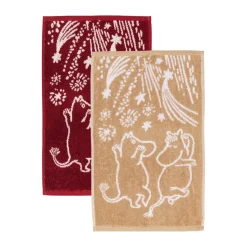 Festive Moments toalla Mumin 2 piezas, 30x50 cm