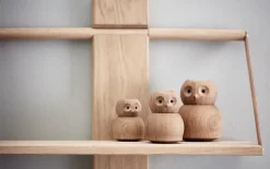 Figura madera Andersen Owl Small, Oak