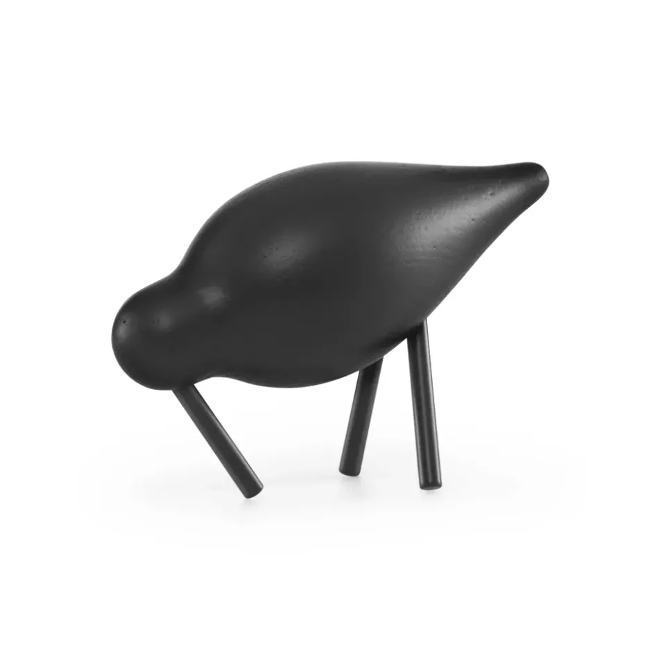 Figura Shorebird, negro, pequeño
