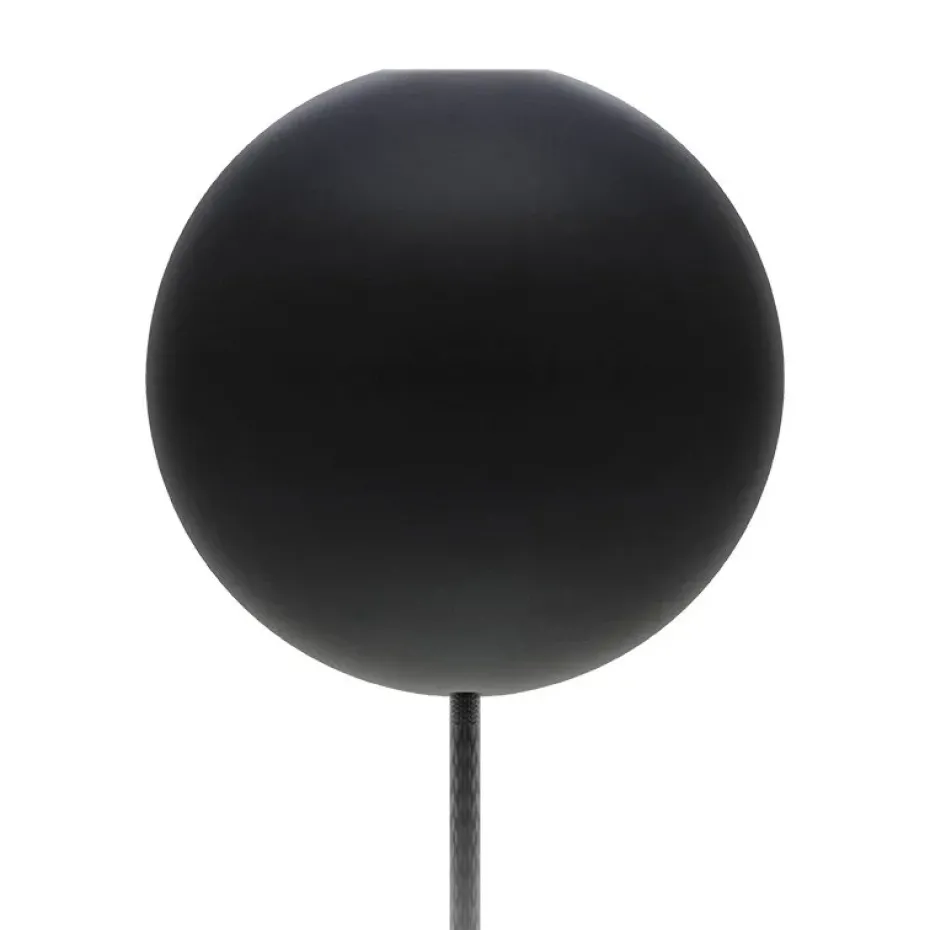 Florón de techo con cable Cannonball, negro