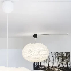 Florón de techo con cable Cannonball, negro
