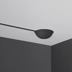 Florón para lámpara de techo CableCup Hide, negro
