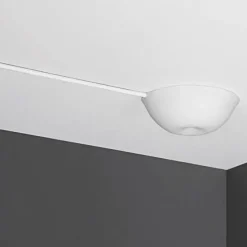 Florón para lámpara de techo CableCup Hide, blanco