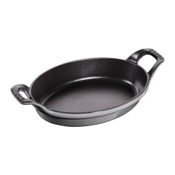 Fuente de horno Staub oval de hierro fundido 21 cm, Gris grafito