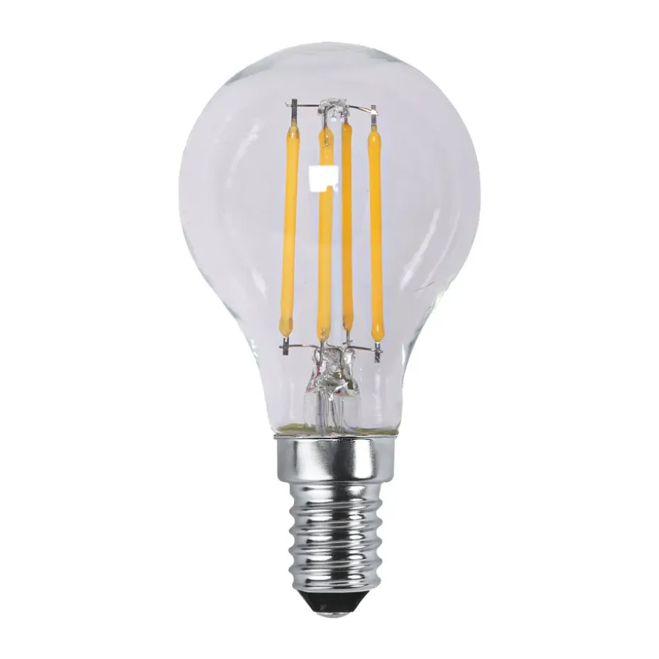 Fuente de luz regulable Lit E14 250lm LED filament, Transparente, 2100K