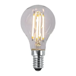 Fuente de luz regulable Lit E14 250lm LED filament, Transparente, 3000K