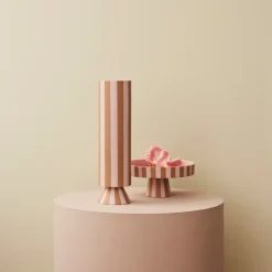 Fuente de servir Toppu Ø20 cm, Caramel-rose
