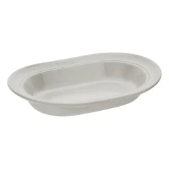 Fuente ovalada Staub New White Truffle, 25 cm