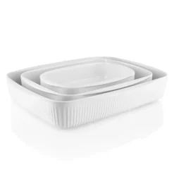 Fuente para horno Eva Trio Legio Nova blanco, 16,5x24 cm