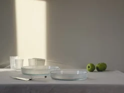 Fuente para horno Pilastro transparente, Ø24 cm