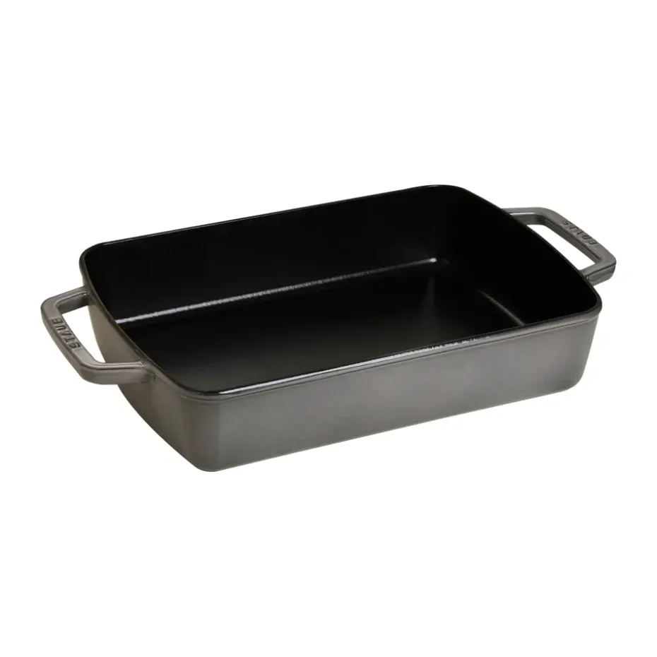 Fuente para horno Staub Specialities 30x20 cm, Gris grafito